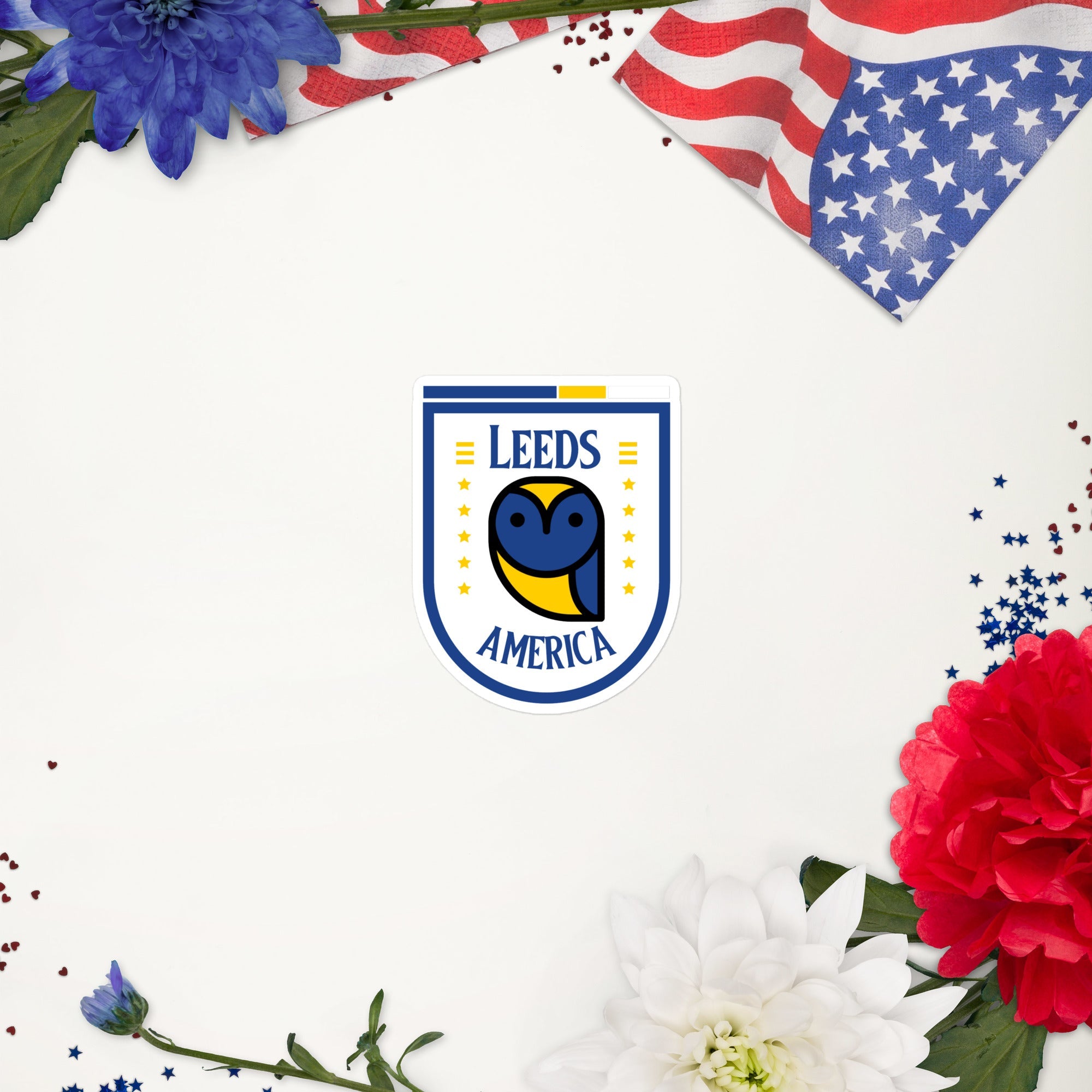 Leeds America Bubble-Free Sticker-Olive & York
