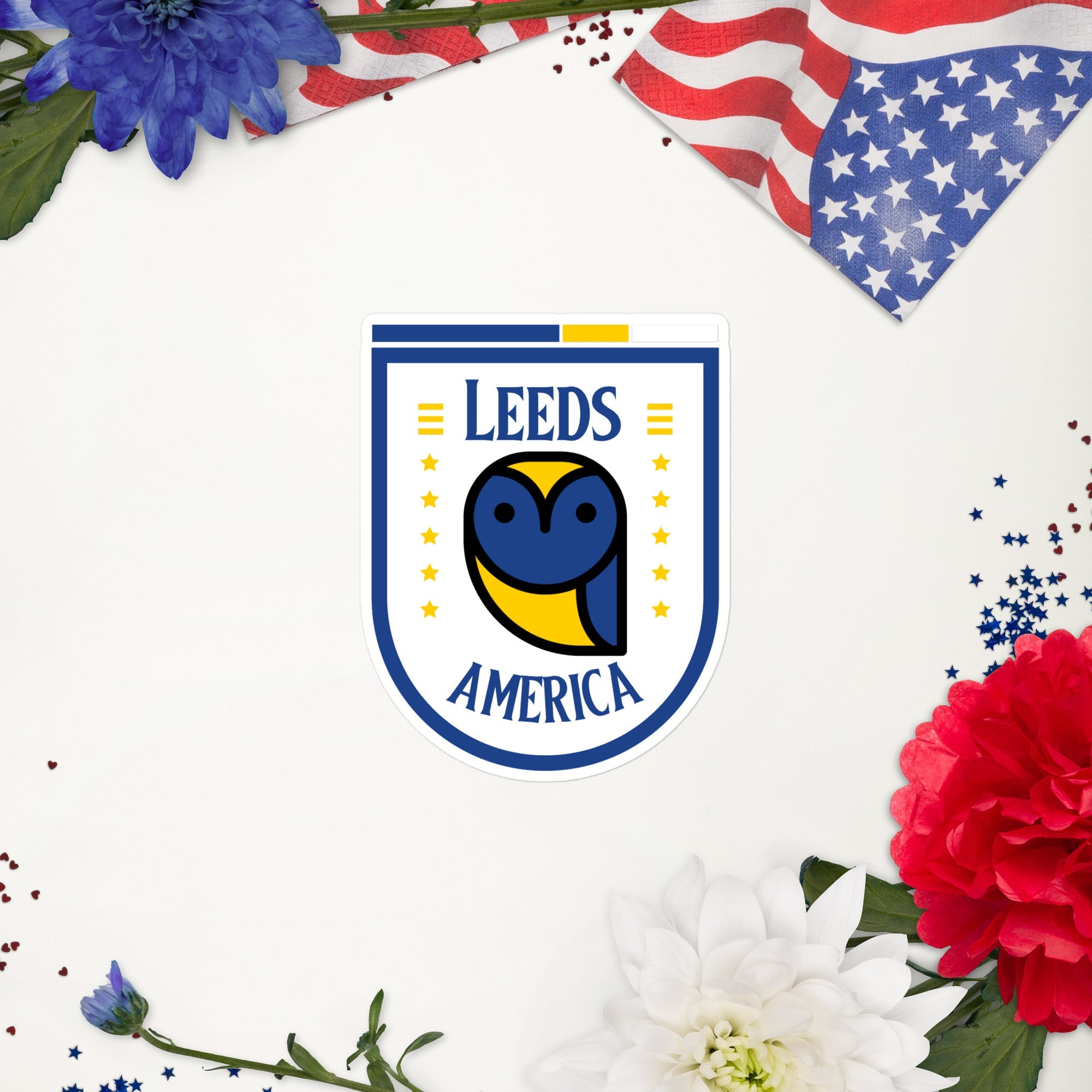 Leeds America Bubble-Free Sticker-Olive & York