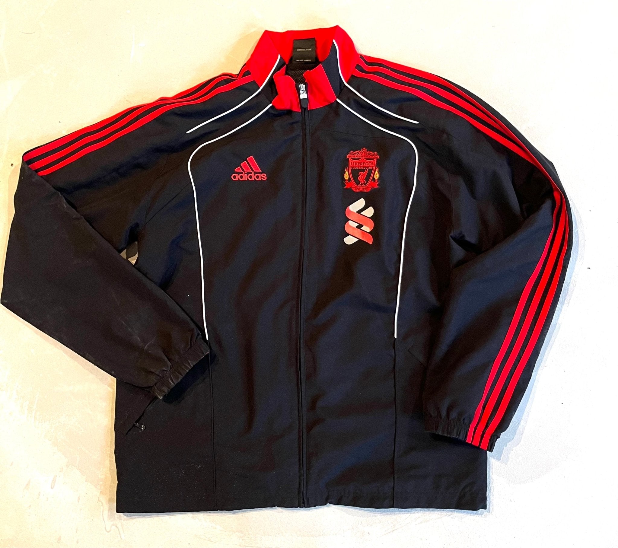 Liverpool Embroidered Vintage Jacket - Size Large-Olive & York