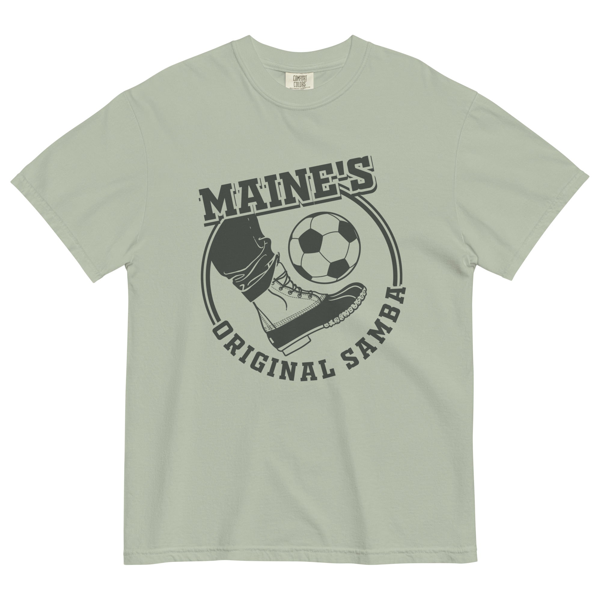 Maine's Original Samba Unisex Garment-dyed Heavyweight T-shirt-Olive & York