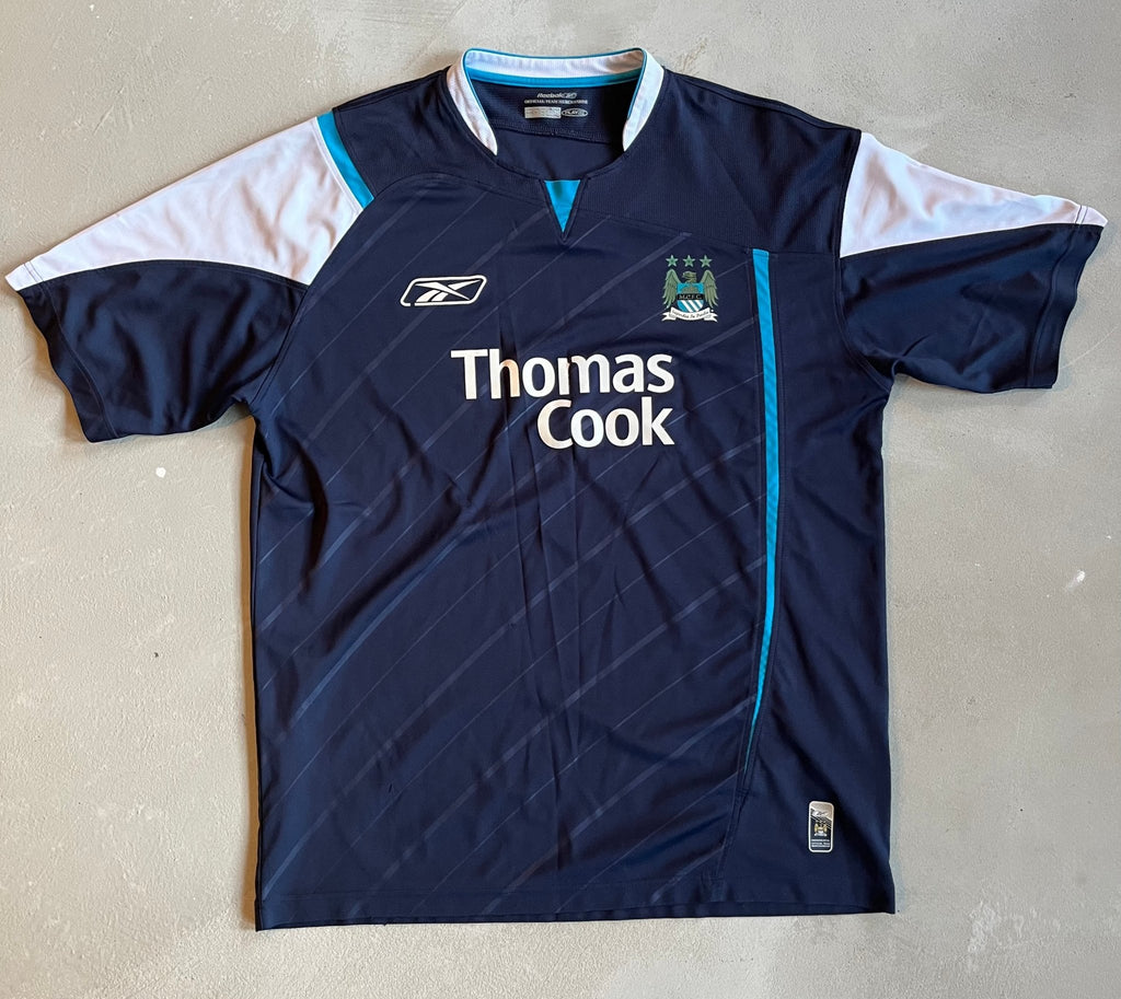 Manchester City 2005 06 Vintage Away Jersey Olive York