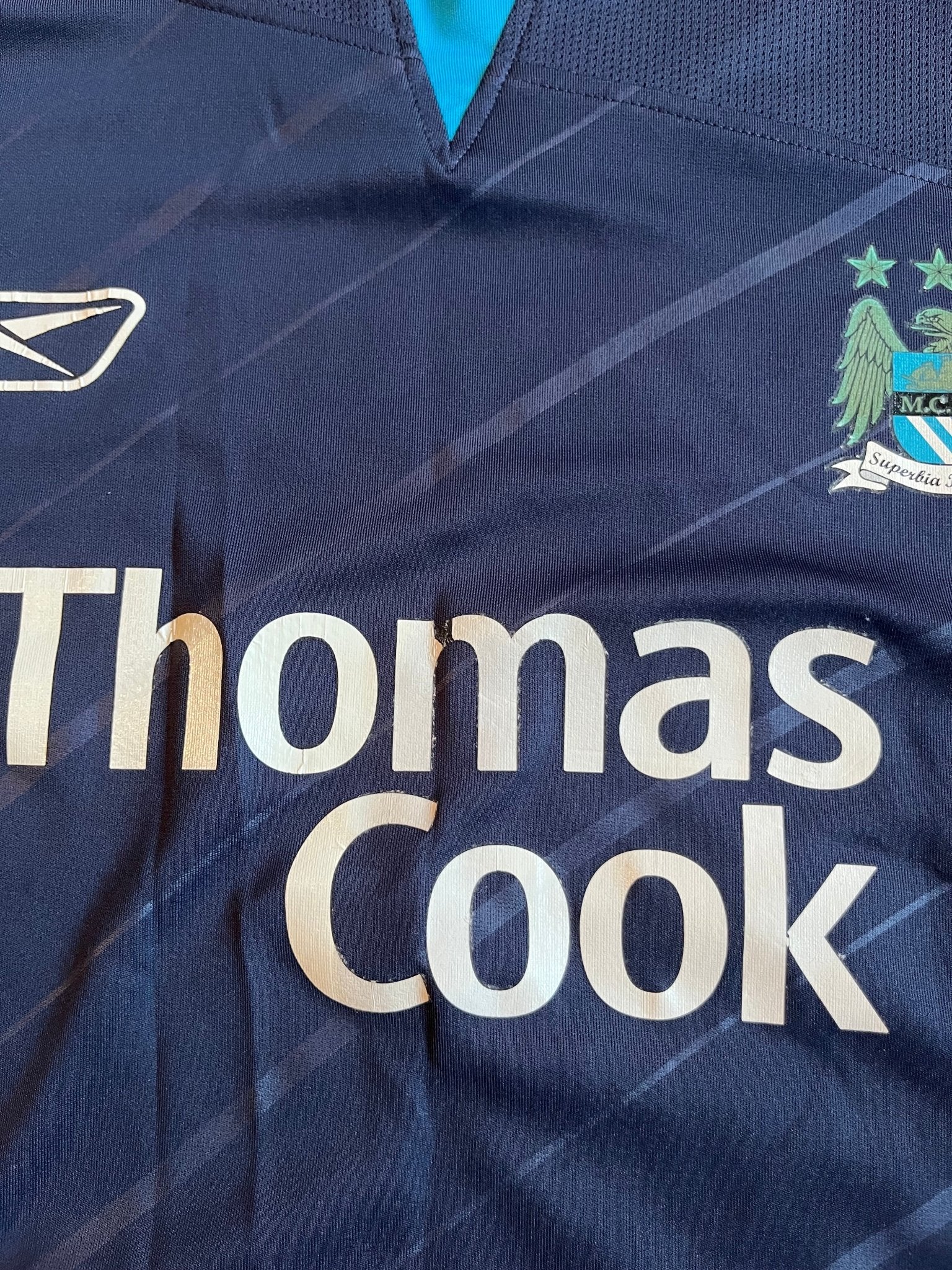 Manchester City 2005/06 Vintage Away Jersey-Olive & York