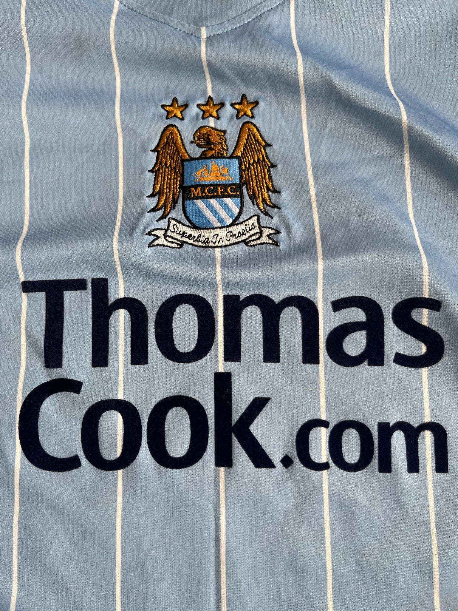 Manchester City 2007/08 Vintage Home Jersey-Olive & York