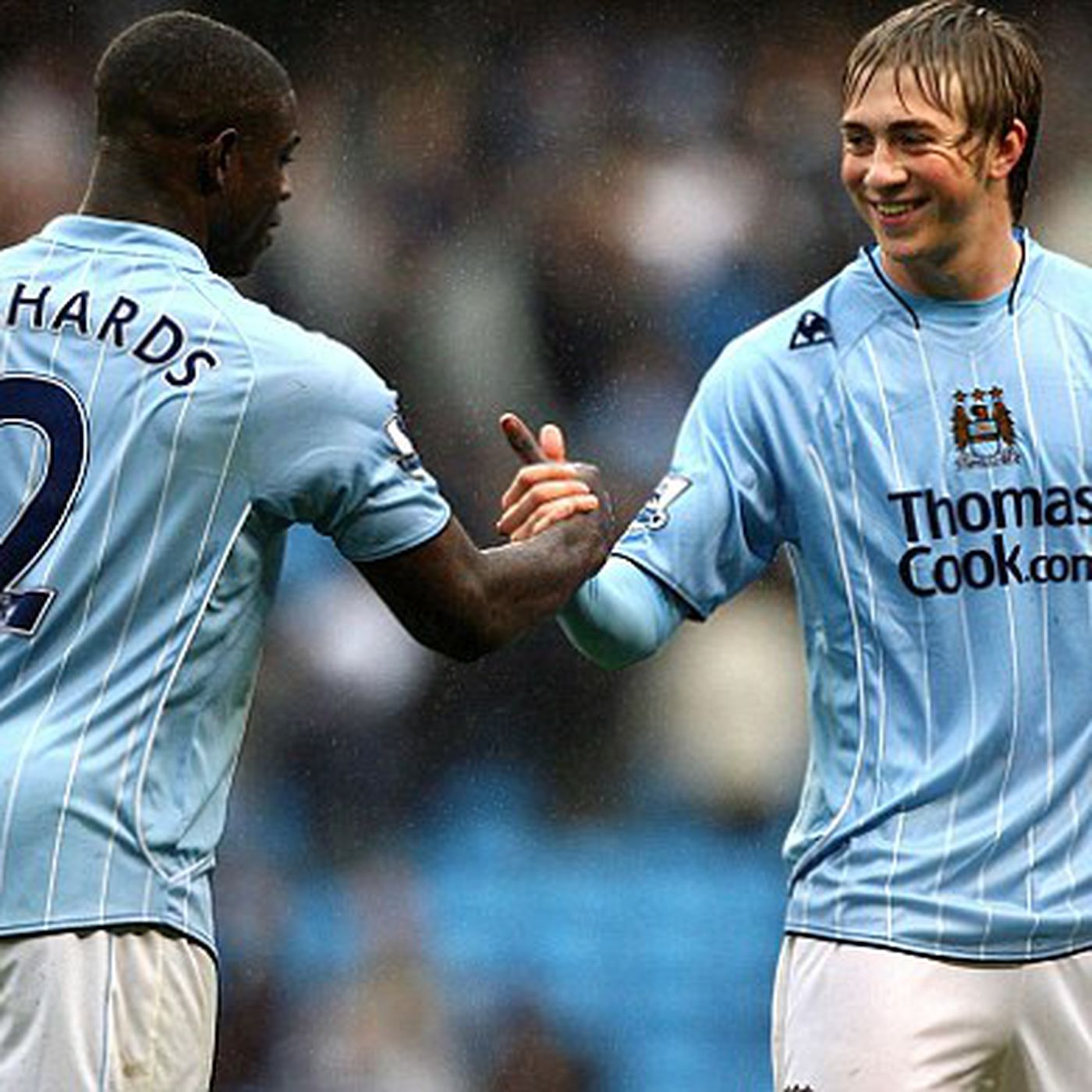 Manchester City 2007/08 Vintage Home Jersey-Olive & York