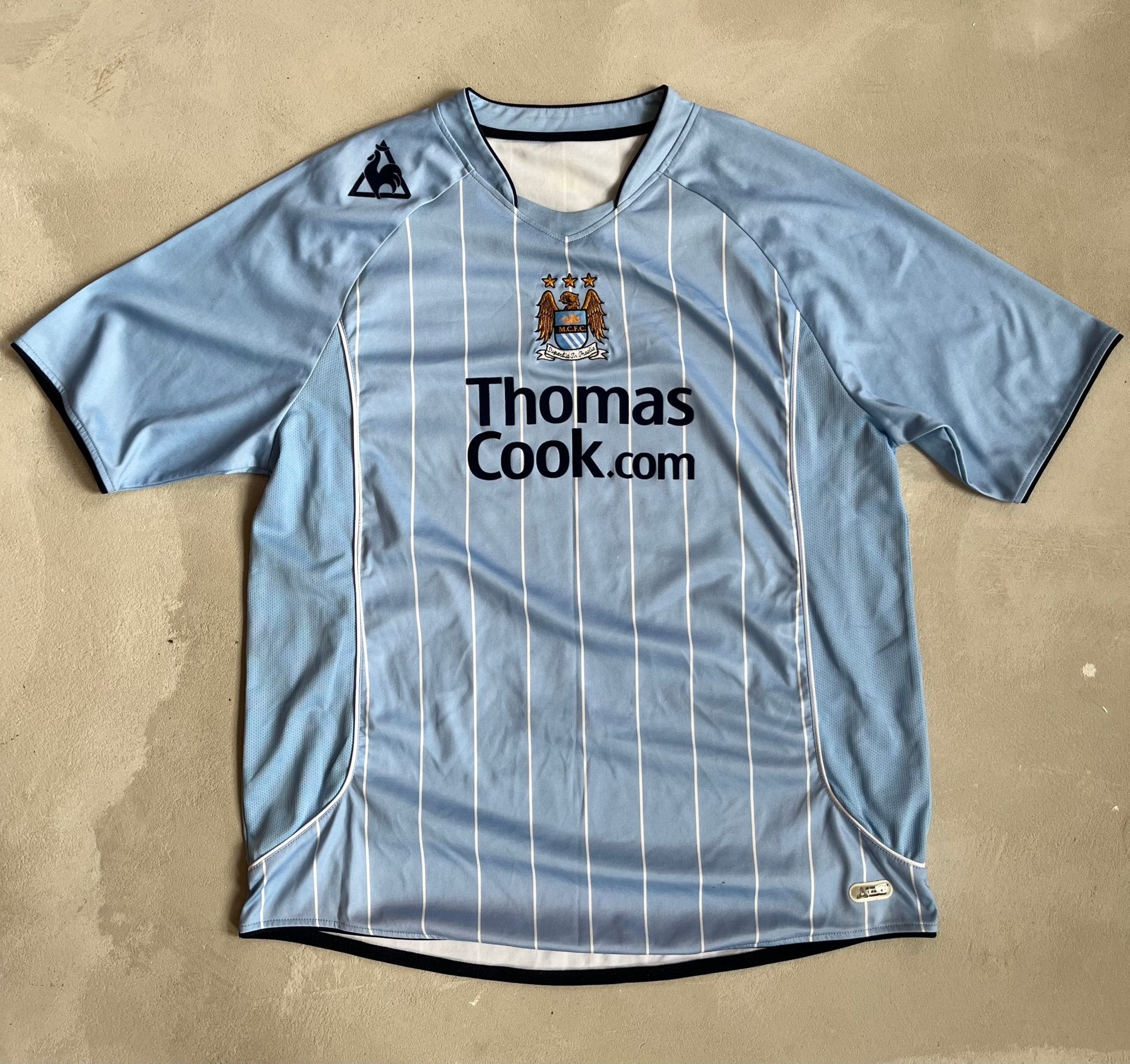 Manchester City 2007/08 Vintage Home Jersey-Olive & York