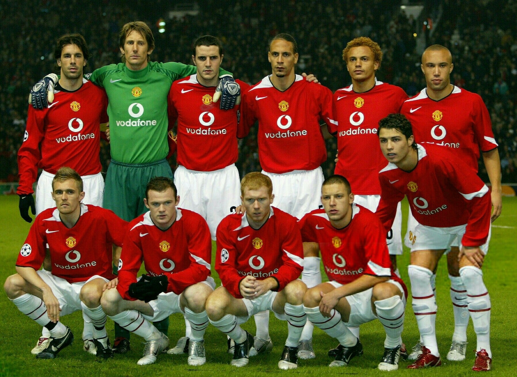 Manchester United 2005 Vintage Home Jersey-Olive & York