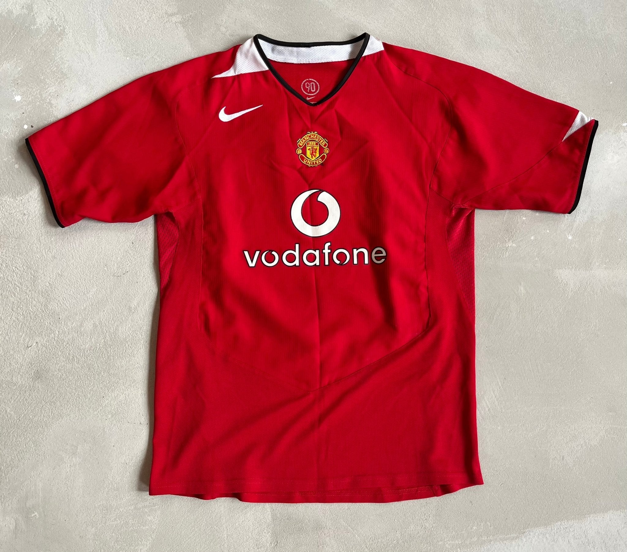 Manchester United 2005 Vintage Home Jersey-Olive & York