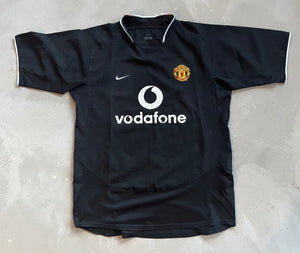 Manchester United Vintage 2004 Away Kit - Size XL-Olive & York