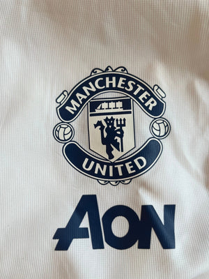 Manchester United Vintage Training Jacket - Size Medium-Olive & York