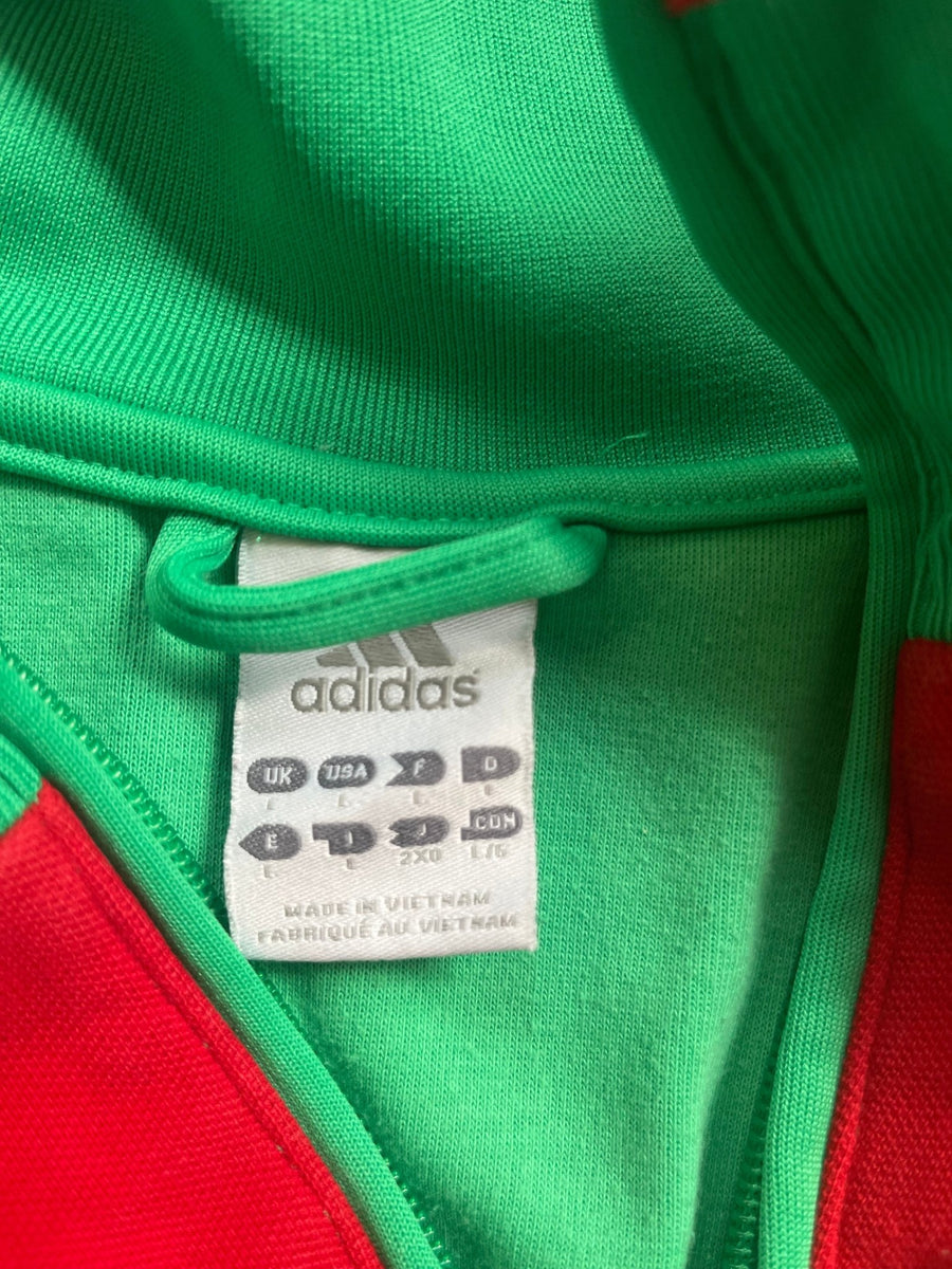 Mexico National Team 2007/08 Vintage Track Jacket - Size Large-Olive & York