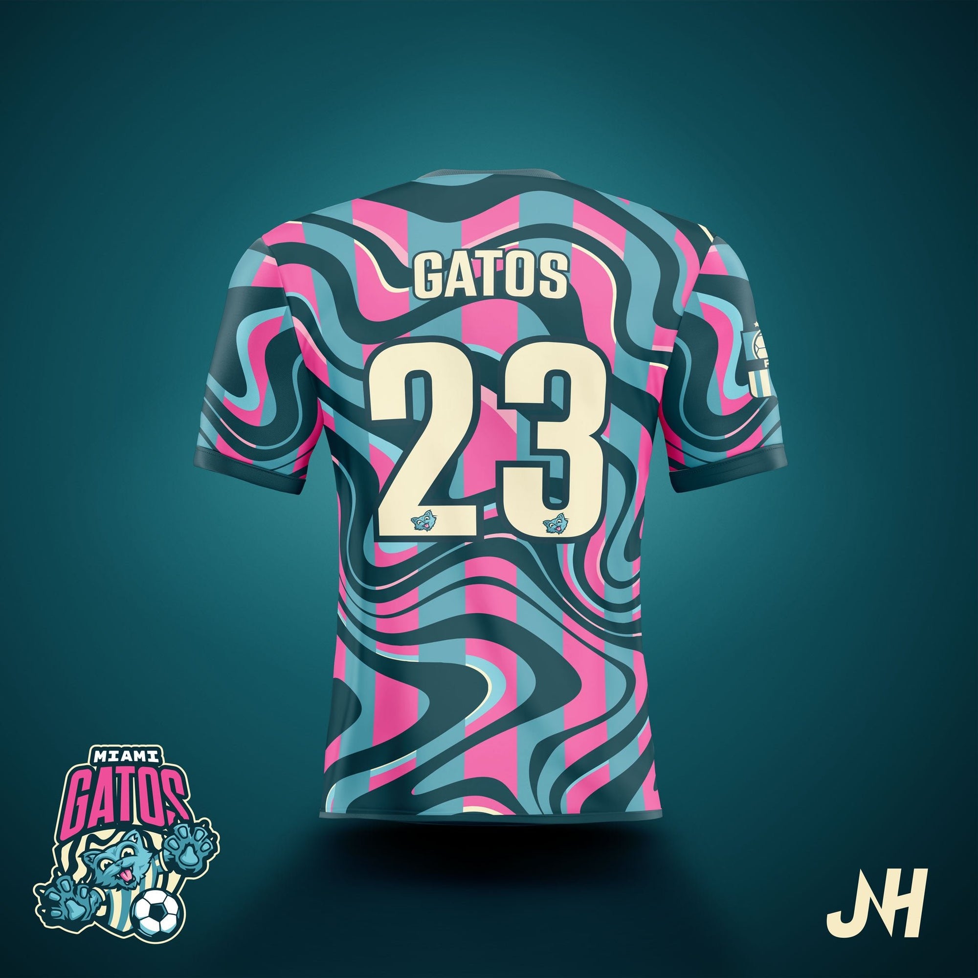 Miami Gatos Away Jersey-Olive & York