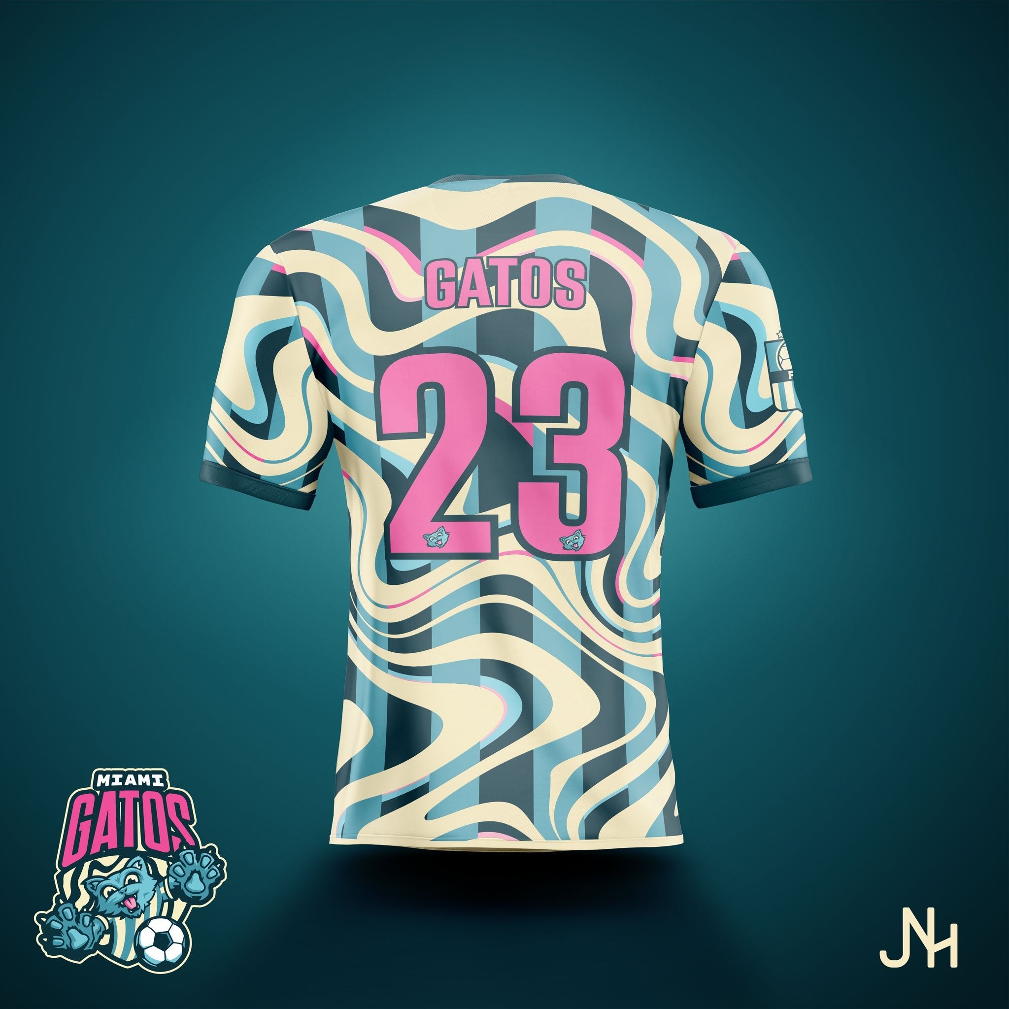 Miami Gatos PLS Jersey – Olive York - Main Image