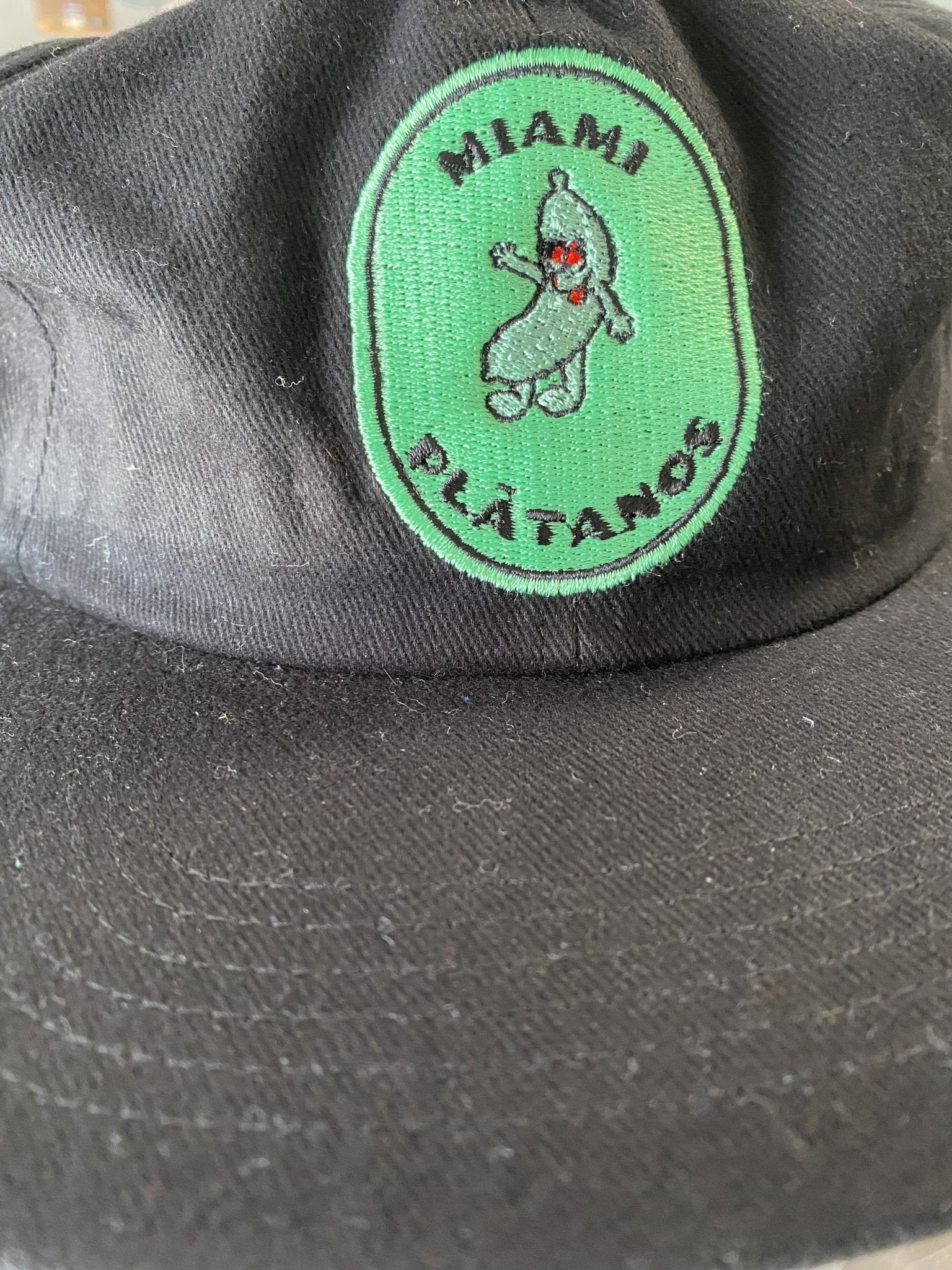 Miami Plátanos Black Snapback Hat-Olive & York