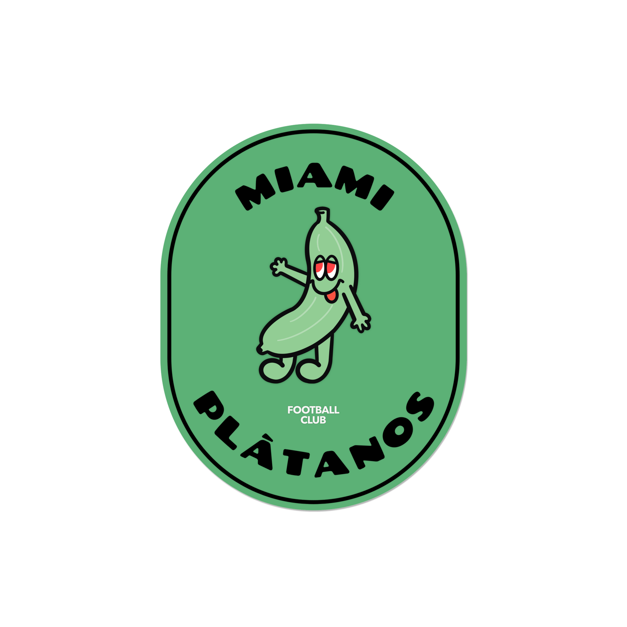 Miami Plátanos Bubble-free Sticker-Olive & York