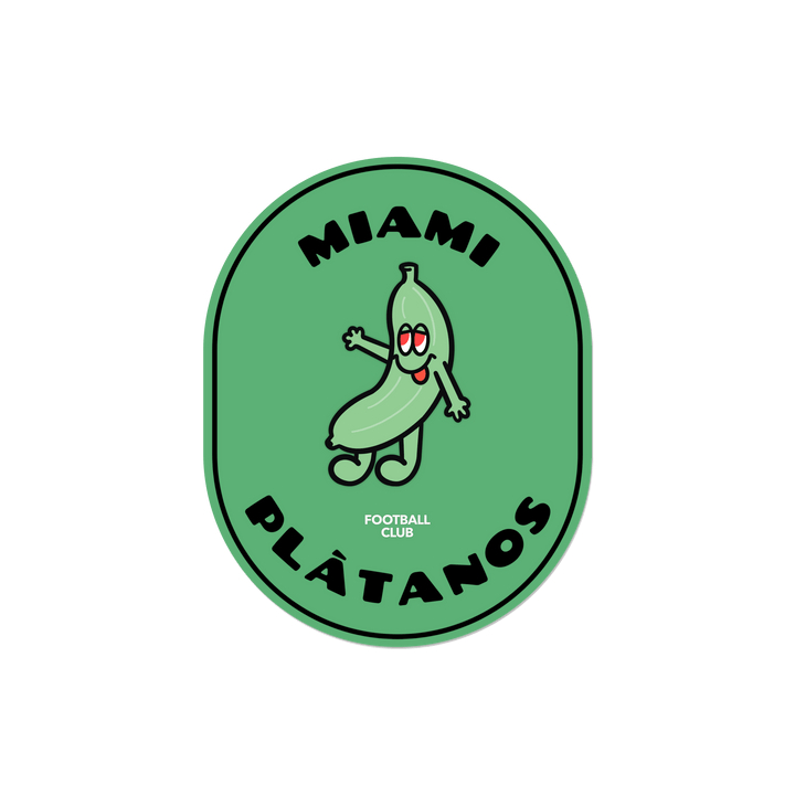 Miami Plátanos Bubble-free Sticker-Olive & York