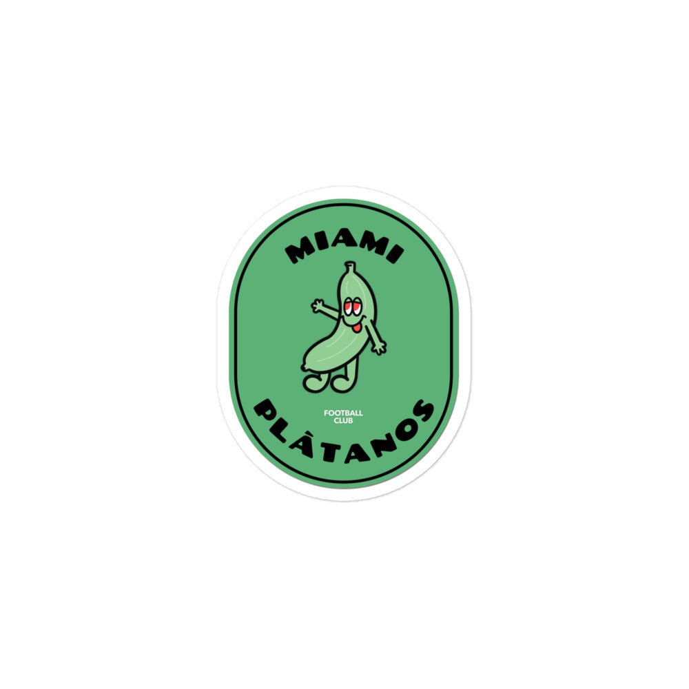 Miami Plátanos Kiss Cut Sticker-Olive & York