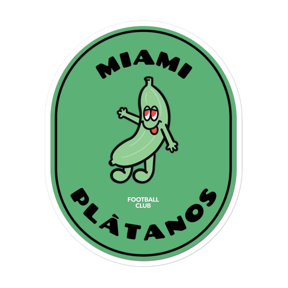 Miami Plátanos Kiss Cut Sticker-Olive & York