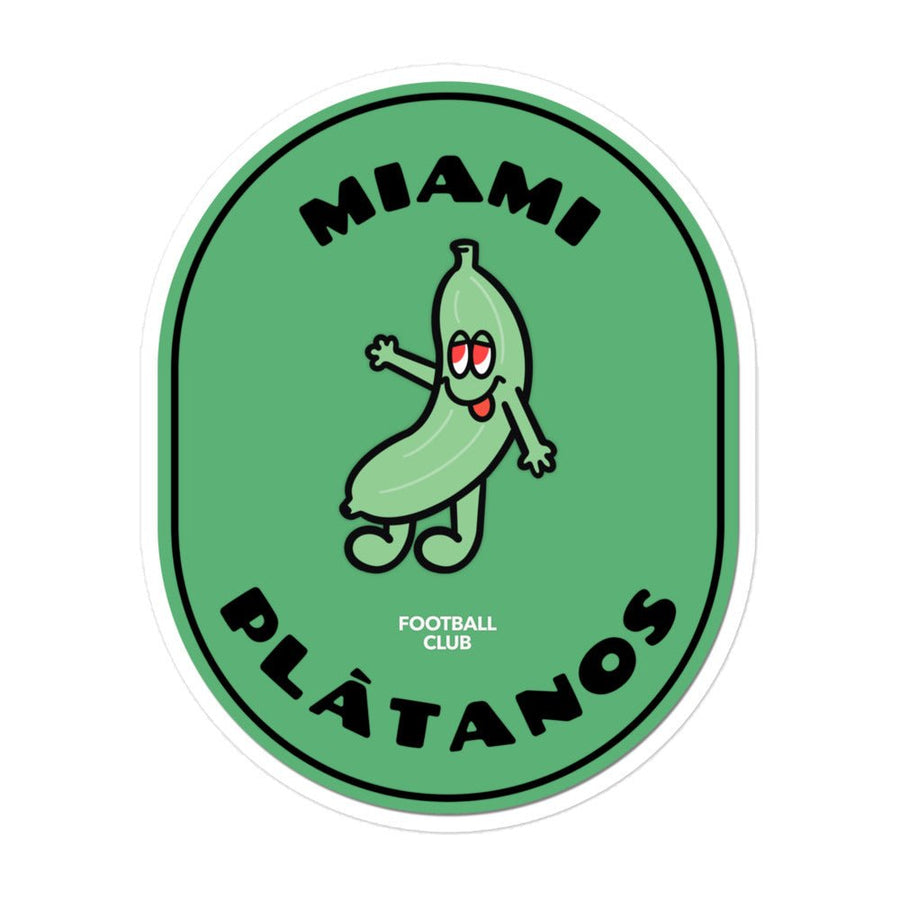 Miami Plátanos Kiss Cut Sticker-Olive & York