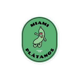 Miami Plátanos Kiss Cut Sticker-Olive & York