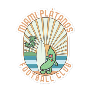 Miami Platanos Sticker-Olive & York