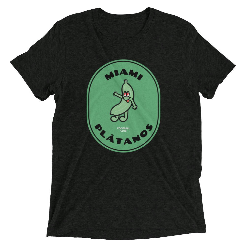Miami Plátanos Tri-Blend T-Shirt-Olive & York