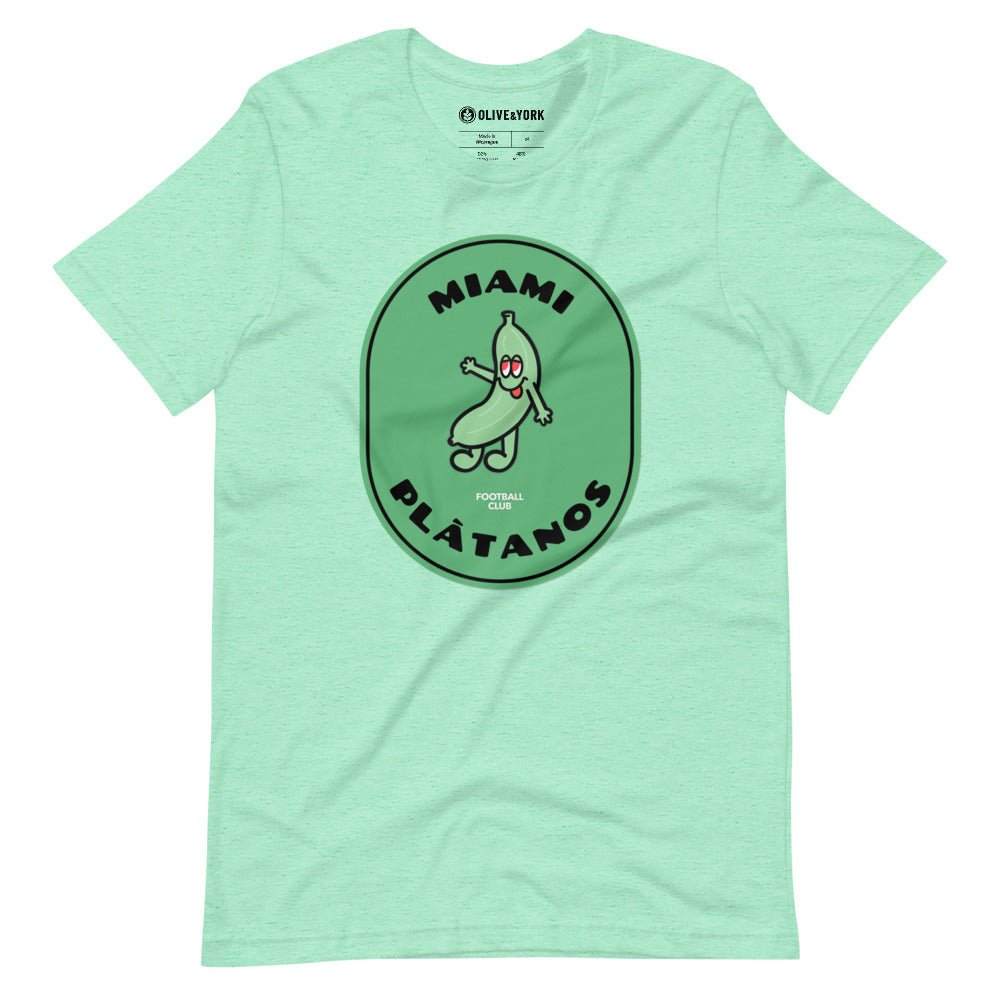 Miami Plátanos Unisex Tee-Olive & York