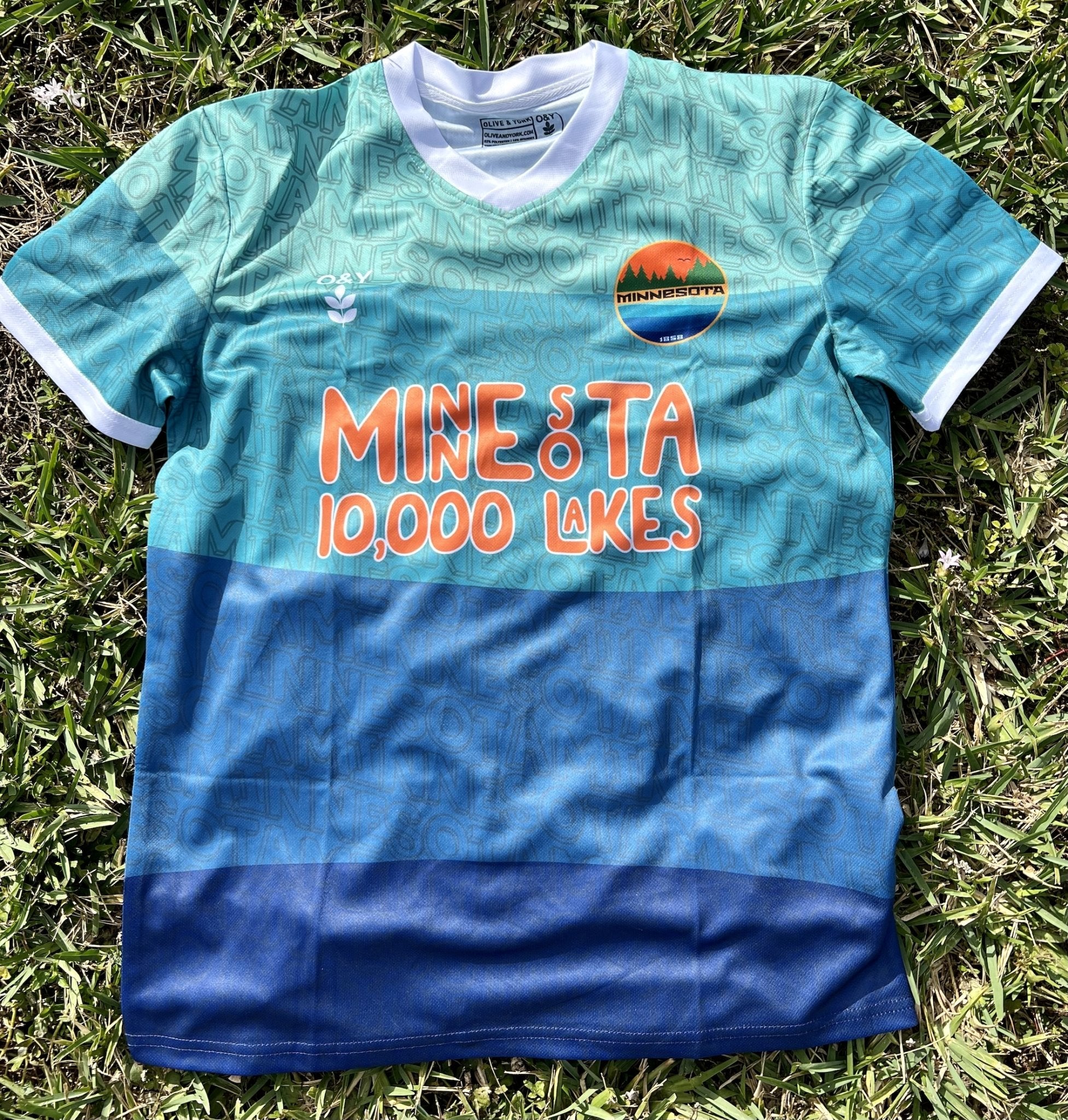 Minnesota 10,000 Lakes Jersey-Olive & York