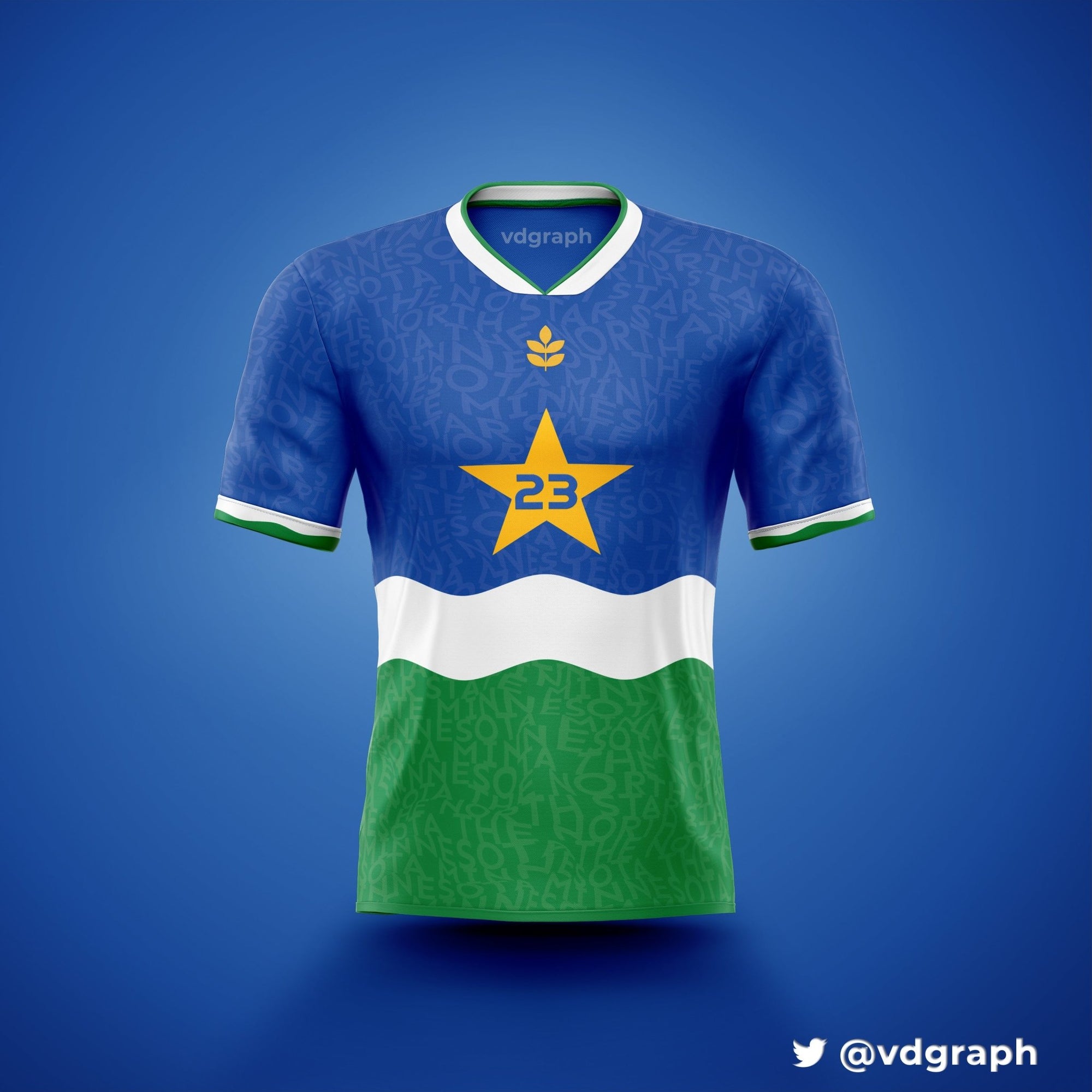 Minnesota North Star State Jersey-Olive & York