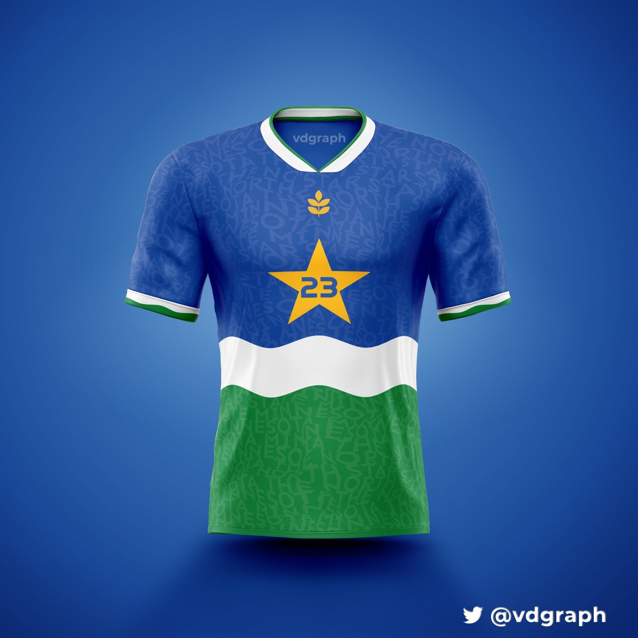 Minnesota North Star State Jersey-Olive & York