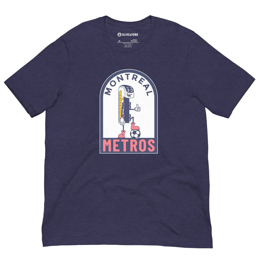 Montreal Metros Heather Unisex T-Shirt-Olive & York