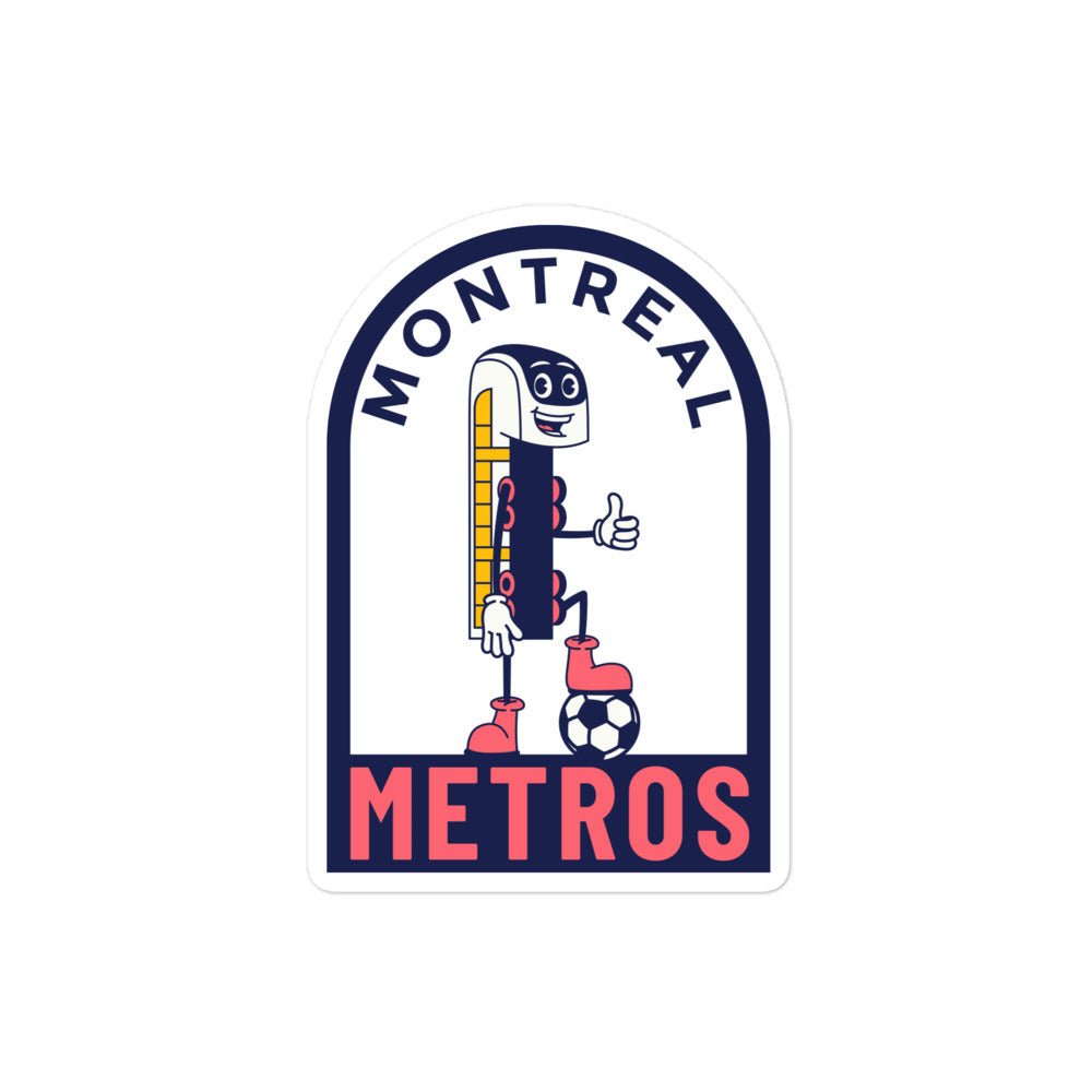 Montreal Metros Stickers-Olive & York