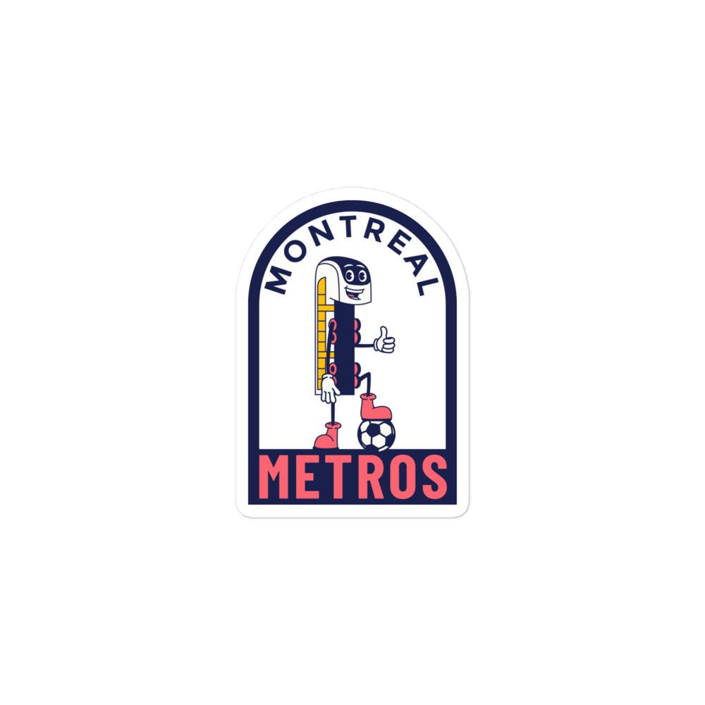 Montreal Metros Stickers-Olive & York