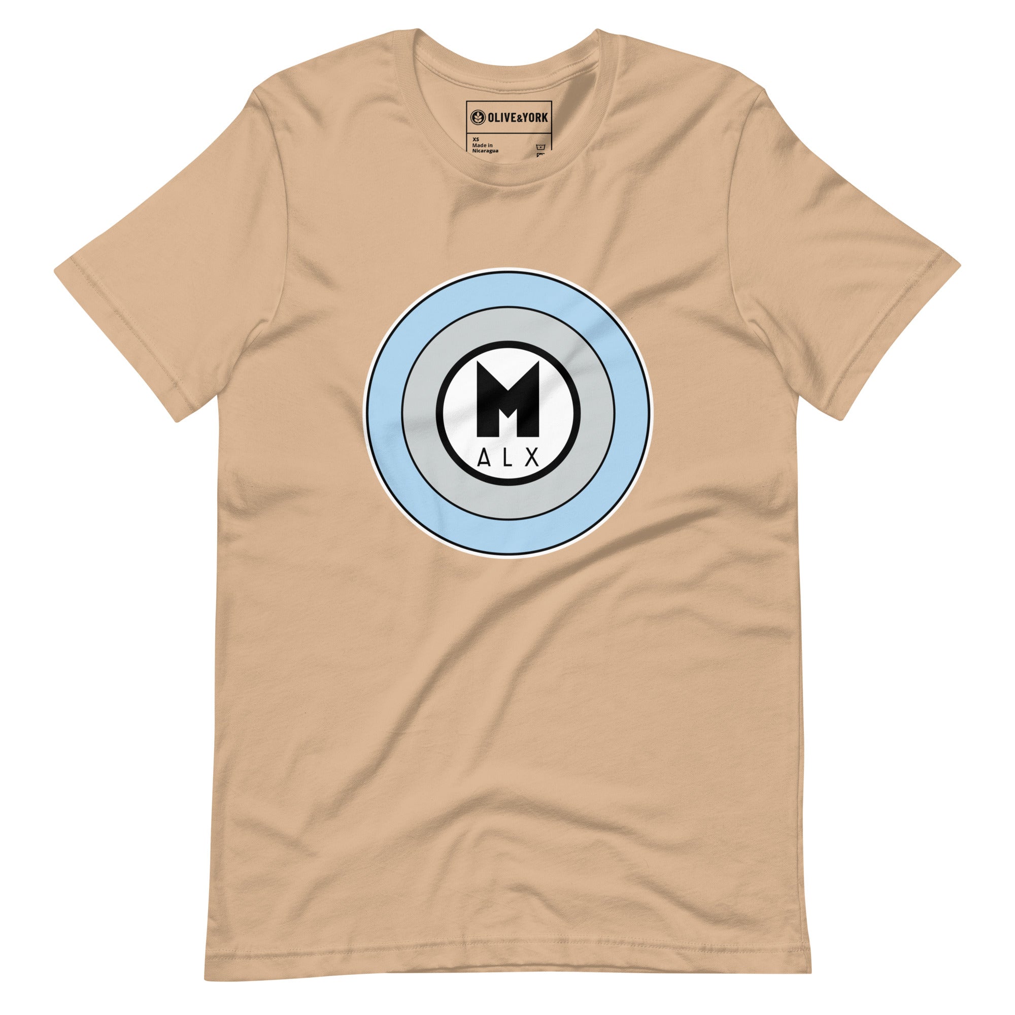 Motorik FC Alexandria Retro Unisex T-Shirt-Olive & York