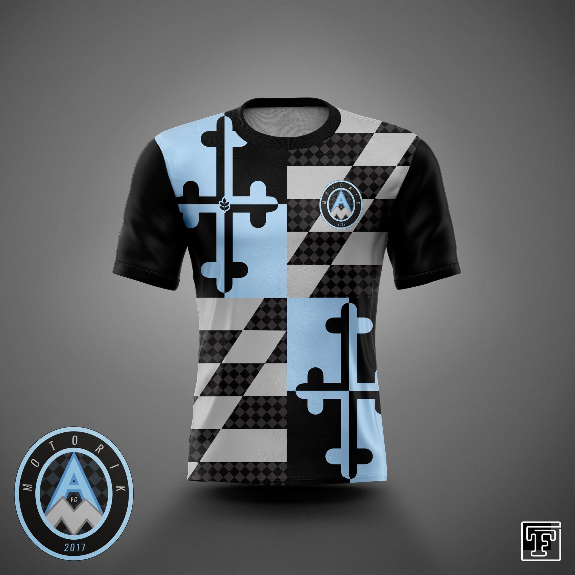 Motorik FC Alexandria Throwback MD Kit-Olive & York