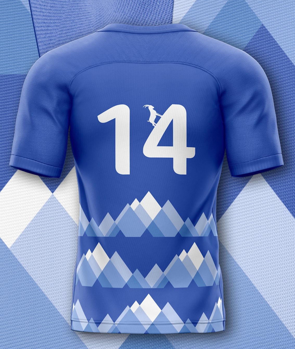 Mountainous Pine Blues Supporters Jersey-Olive & York