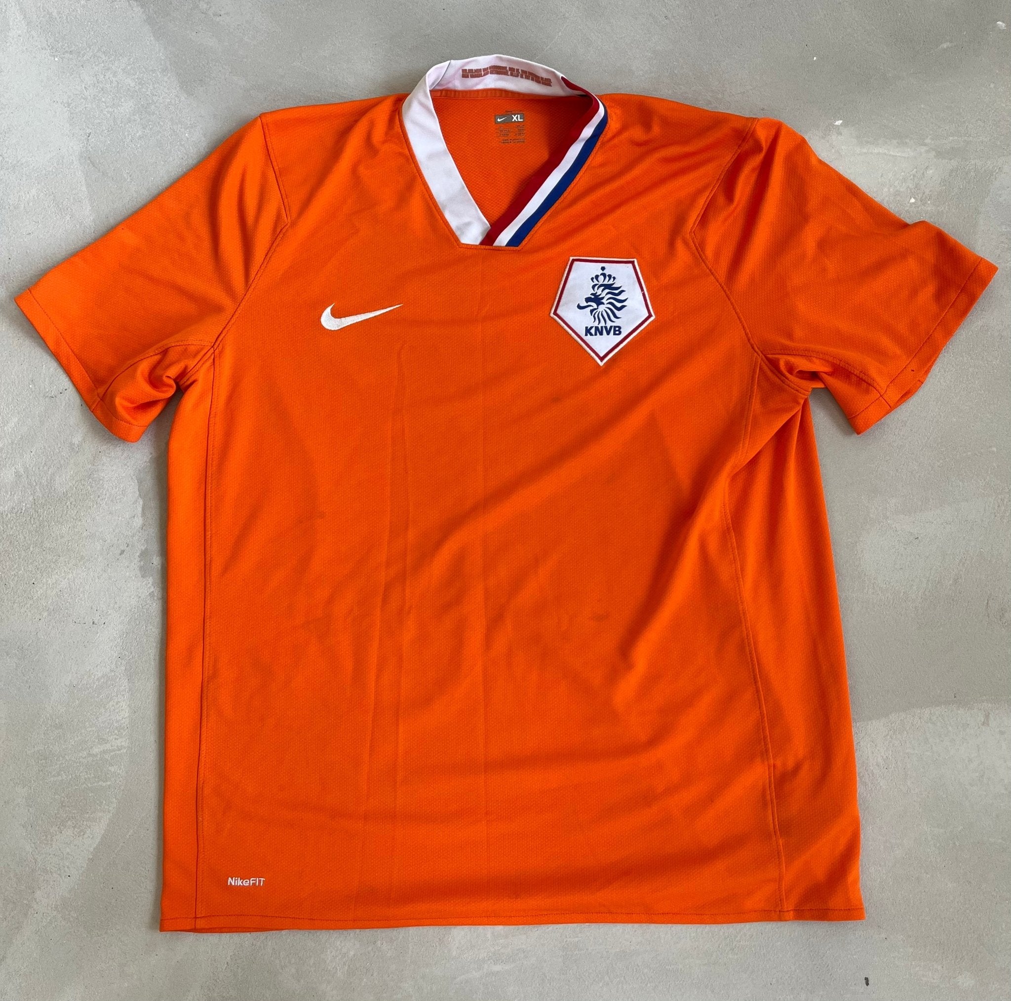 Netherlands 2008 Vintage Home Jersey-Olive & York