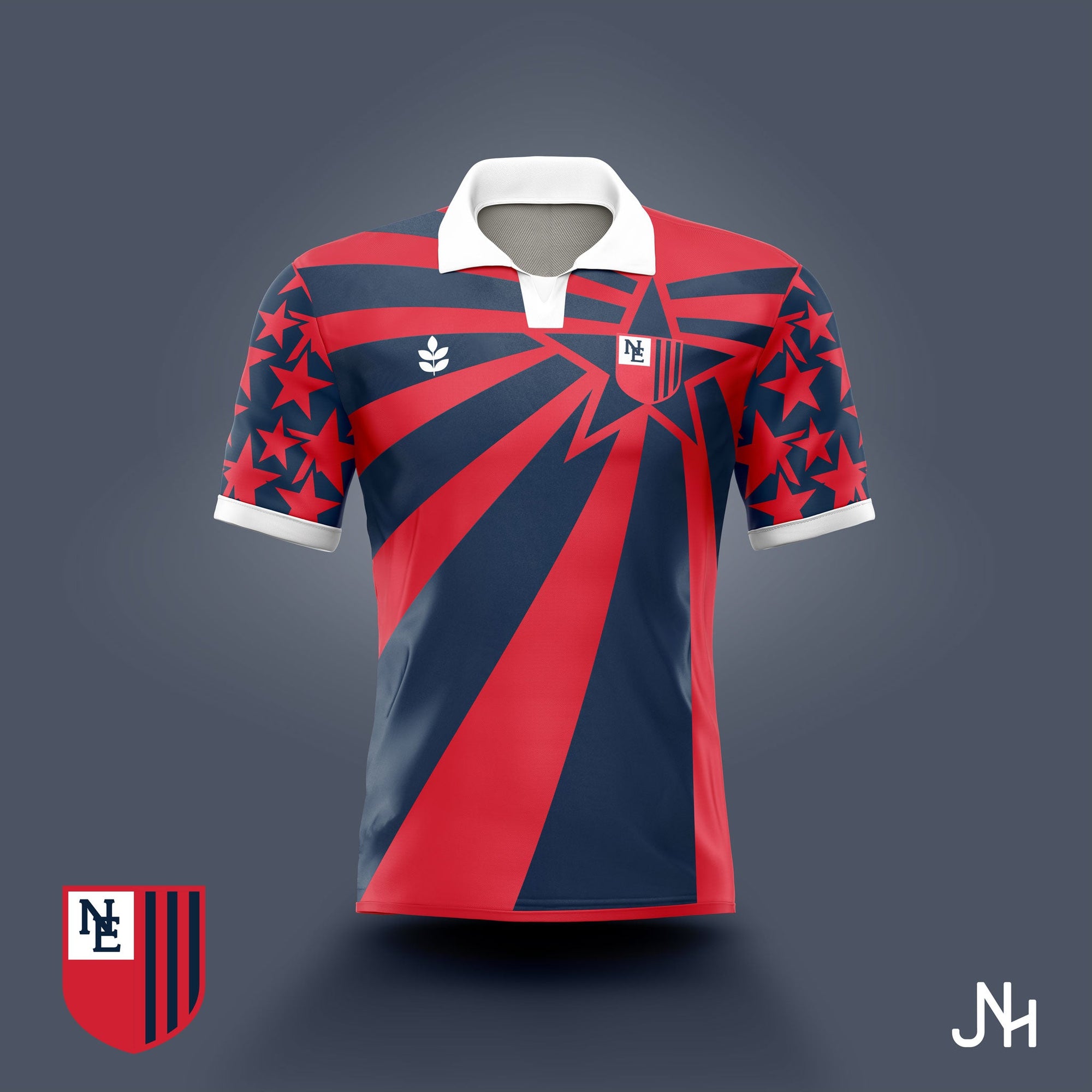 New England Retro Jersey-Olive & York