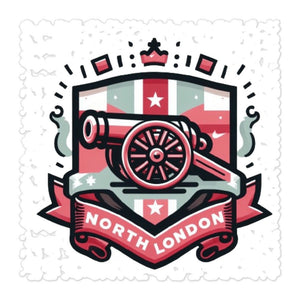 North London Red Sticker-Olive & York