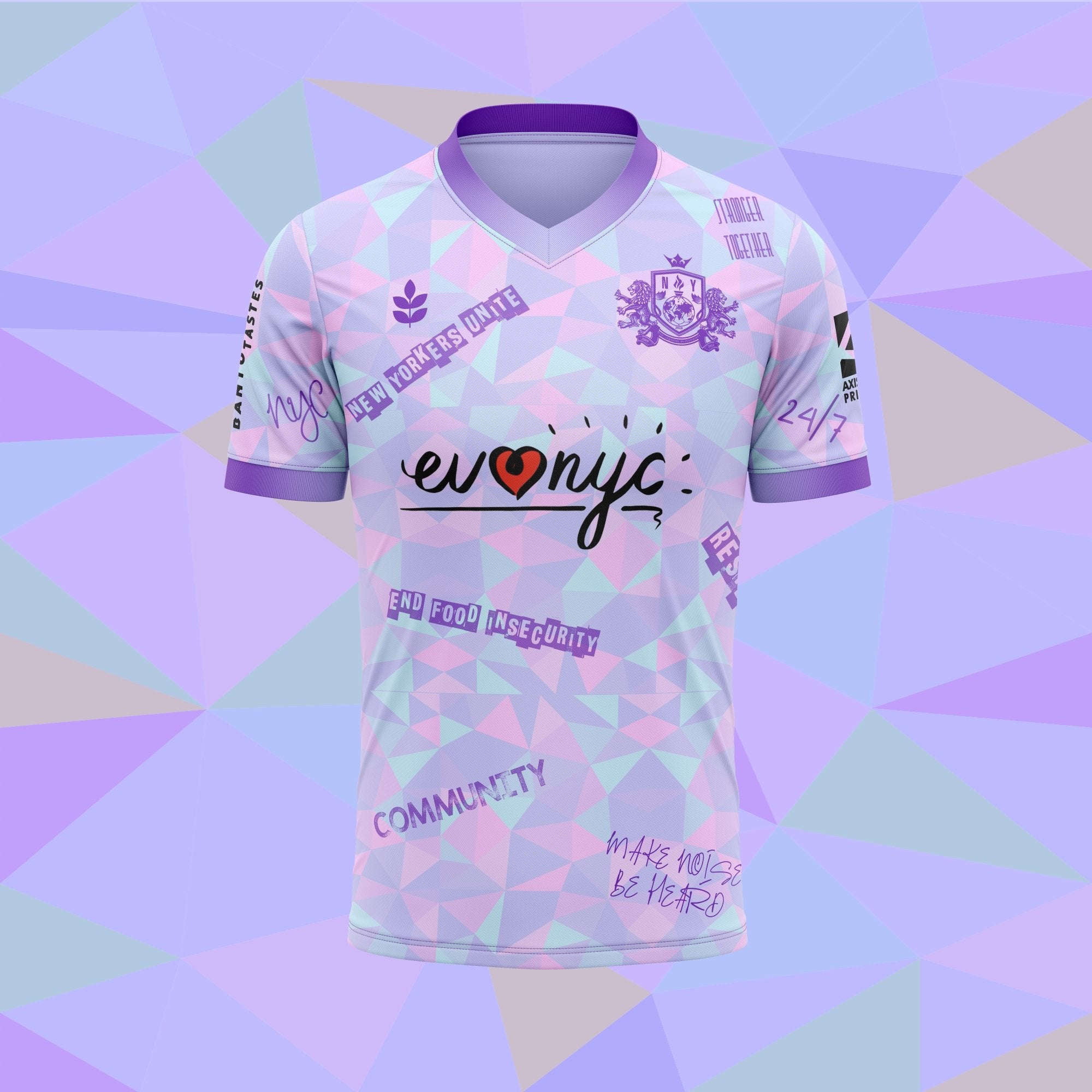 NY International FC + EVLovesNYC Charity Training Kit-Olive & York