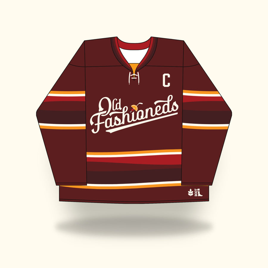 Old Fashioneds Hockey Jerseys-Olive & York
