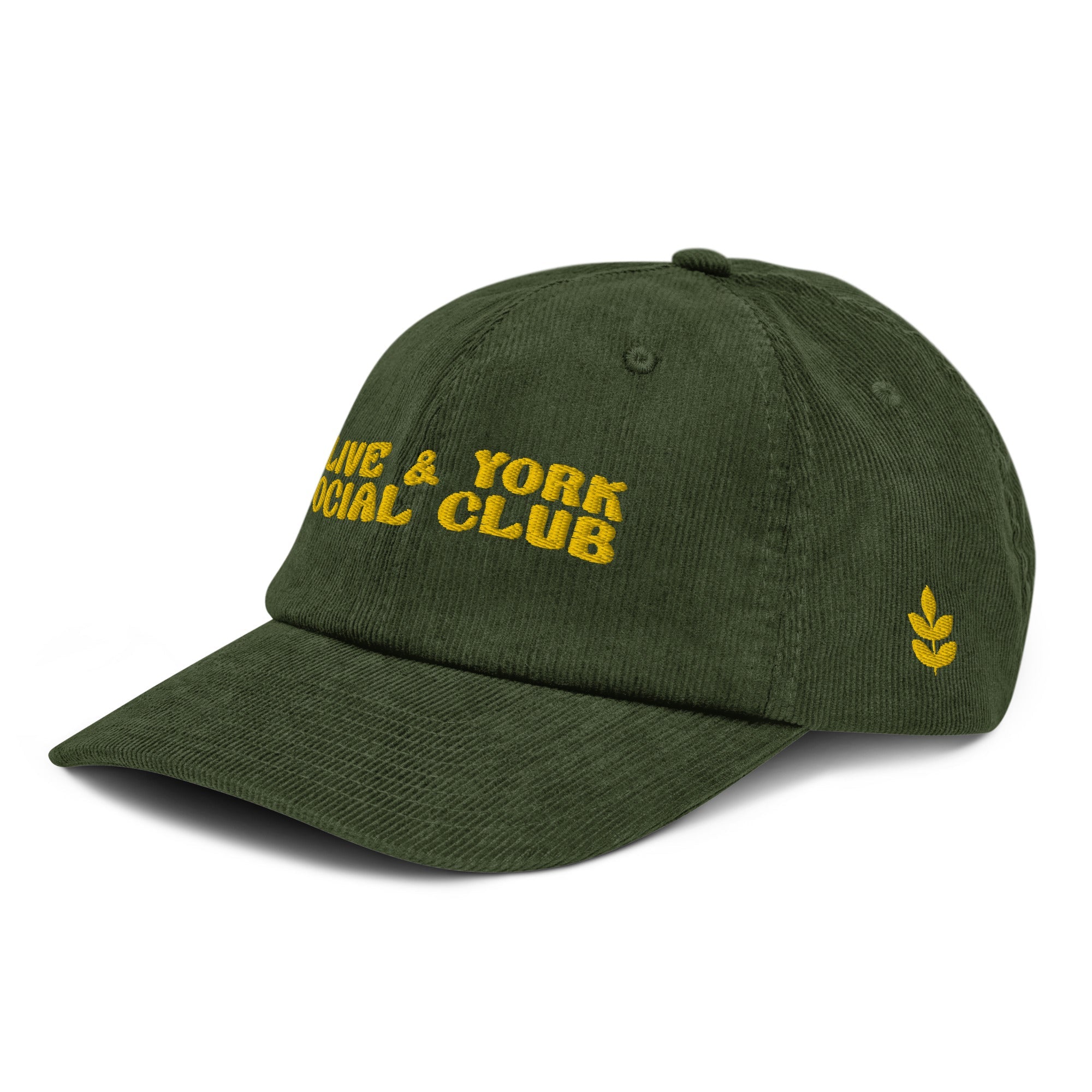 Olive & York Social Club Corduroy hat-Olive & York