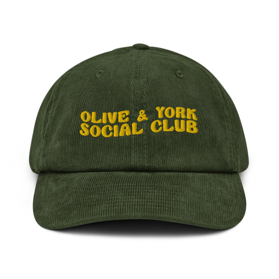 Olive & York Social Club Corduroy hat-Olive & York