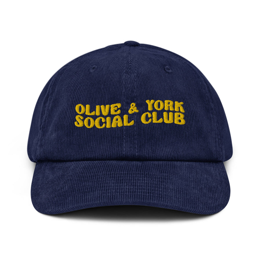 Olive & York Social Club Corduroy hat-Olive & York