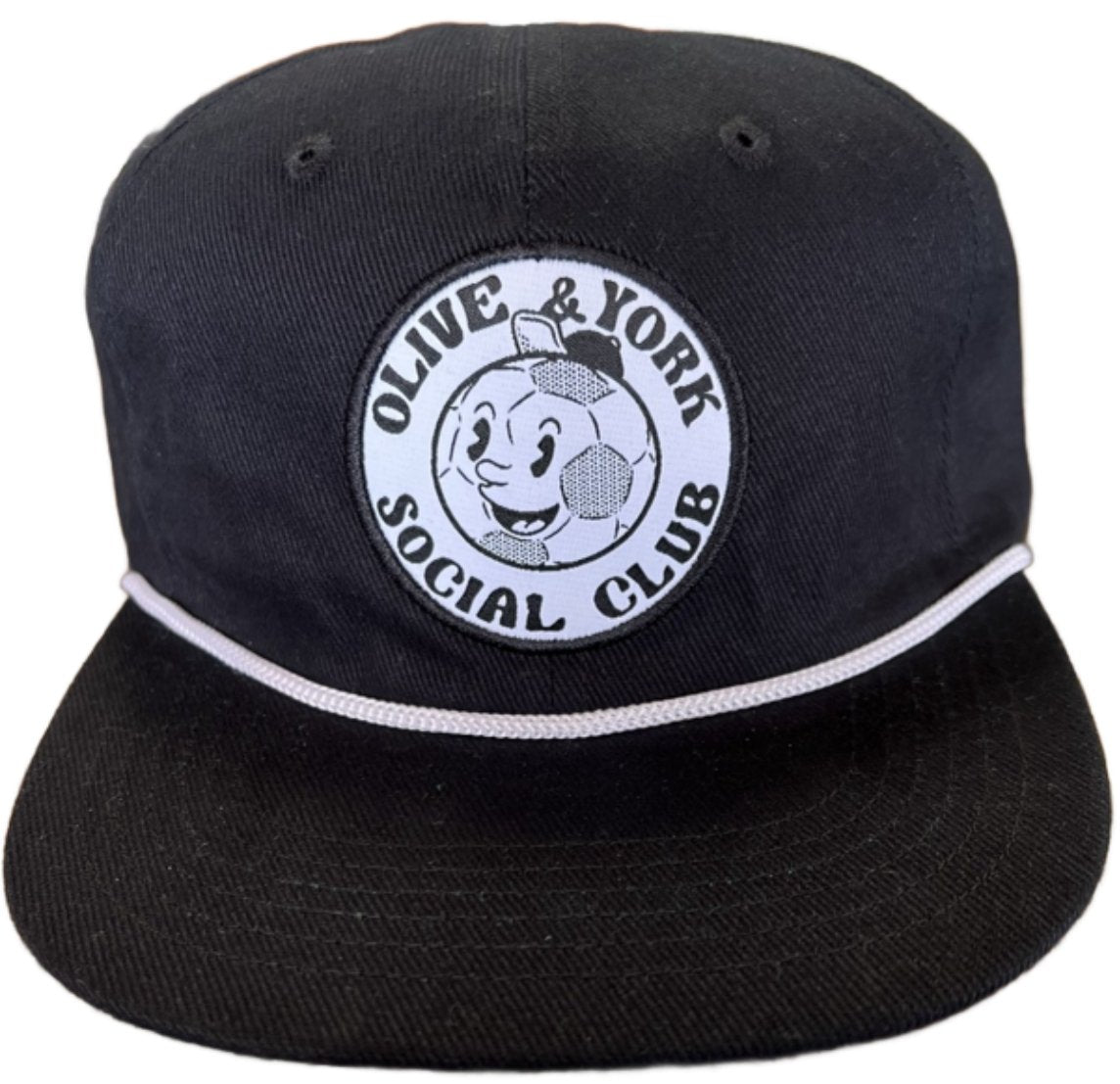 Olive & York Social Club Rope Cap-Olive & York