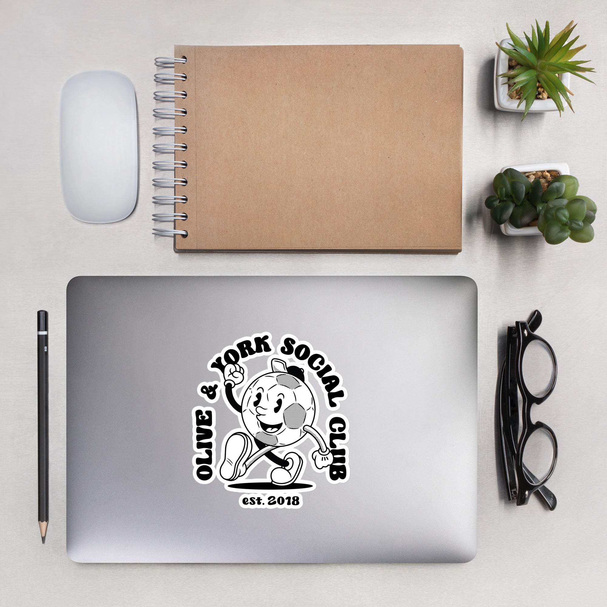 Olive & York Social Club Sticker-Olive & York