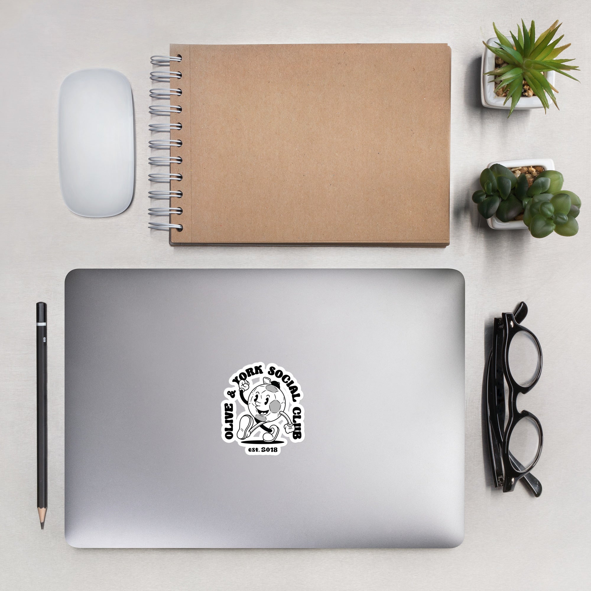 Olive & York Social Club Sticker-Olive & York