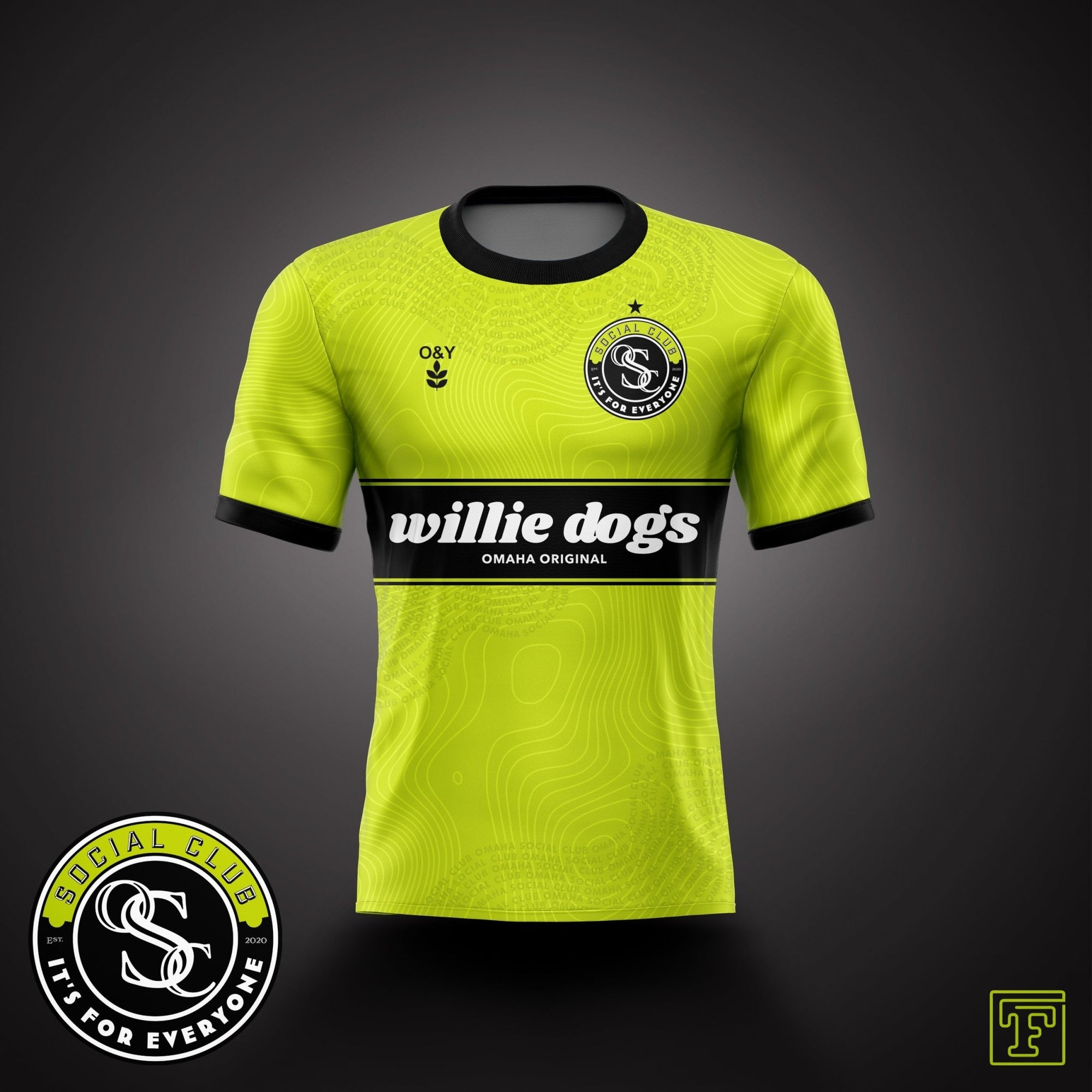 Omaha Social Club Supporters Kit-Olive & York