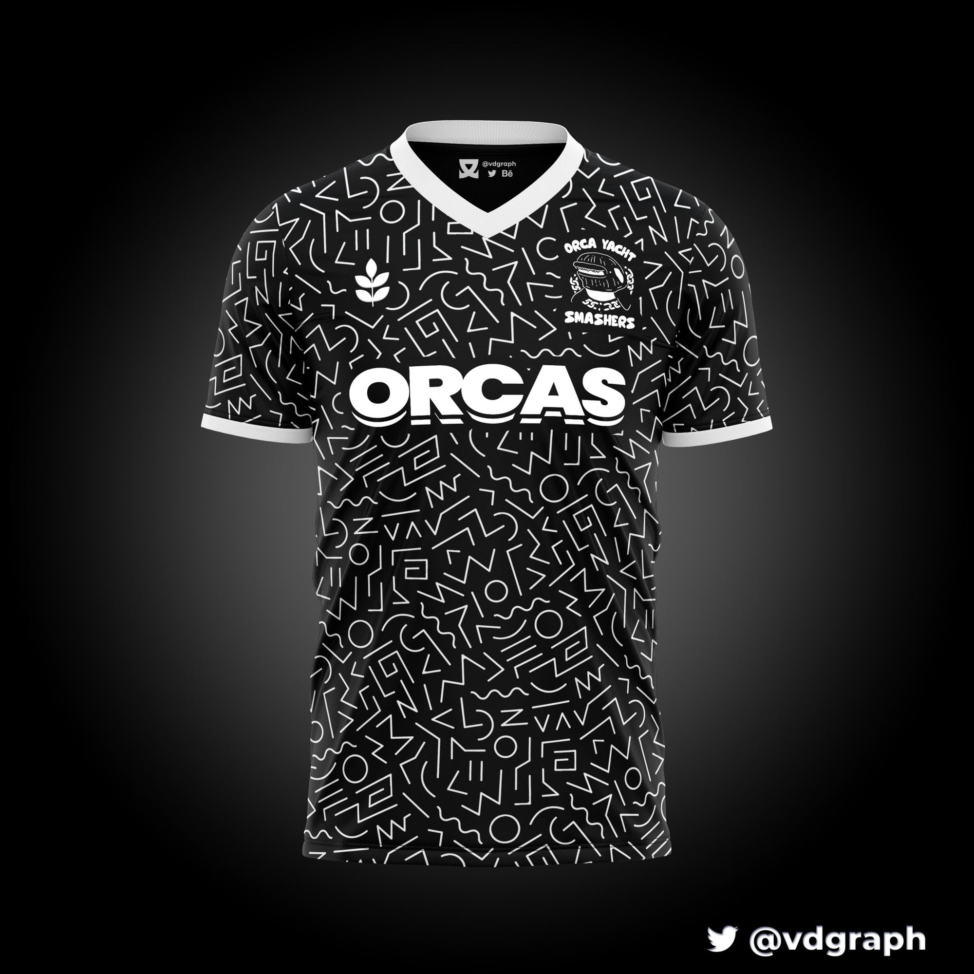Orca Yacht Smashers Throwback Jersey-Olive & York