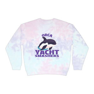 Orca Yacht Smashers Unisex Tie-Dye Sweatshirt-Sweatshirt-Olive & York