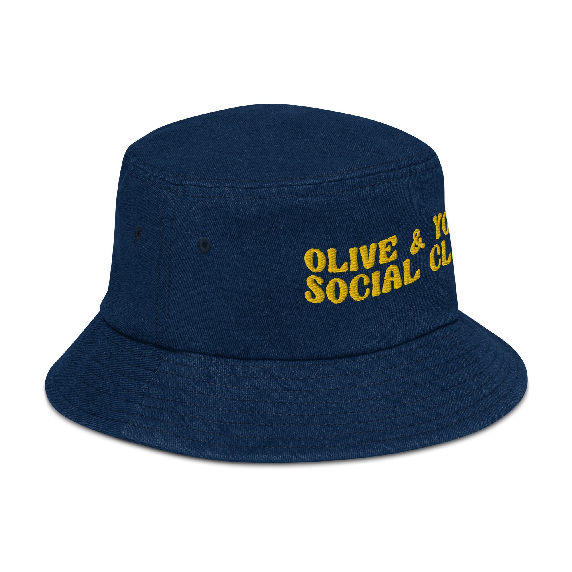 O&Y Social Club Denim bucket hat-Olive & York